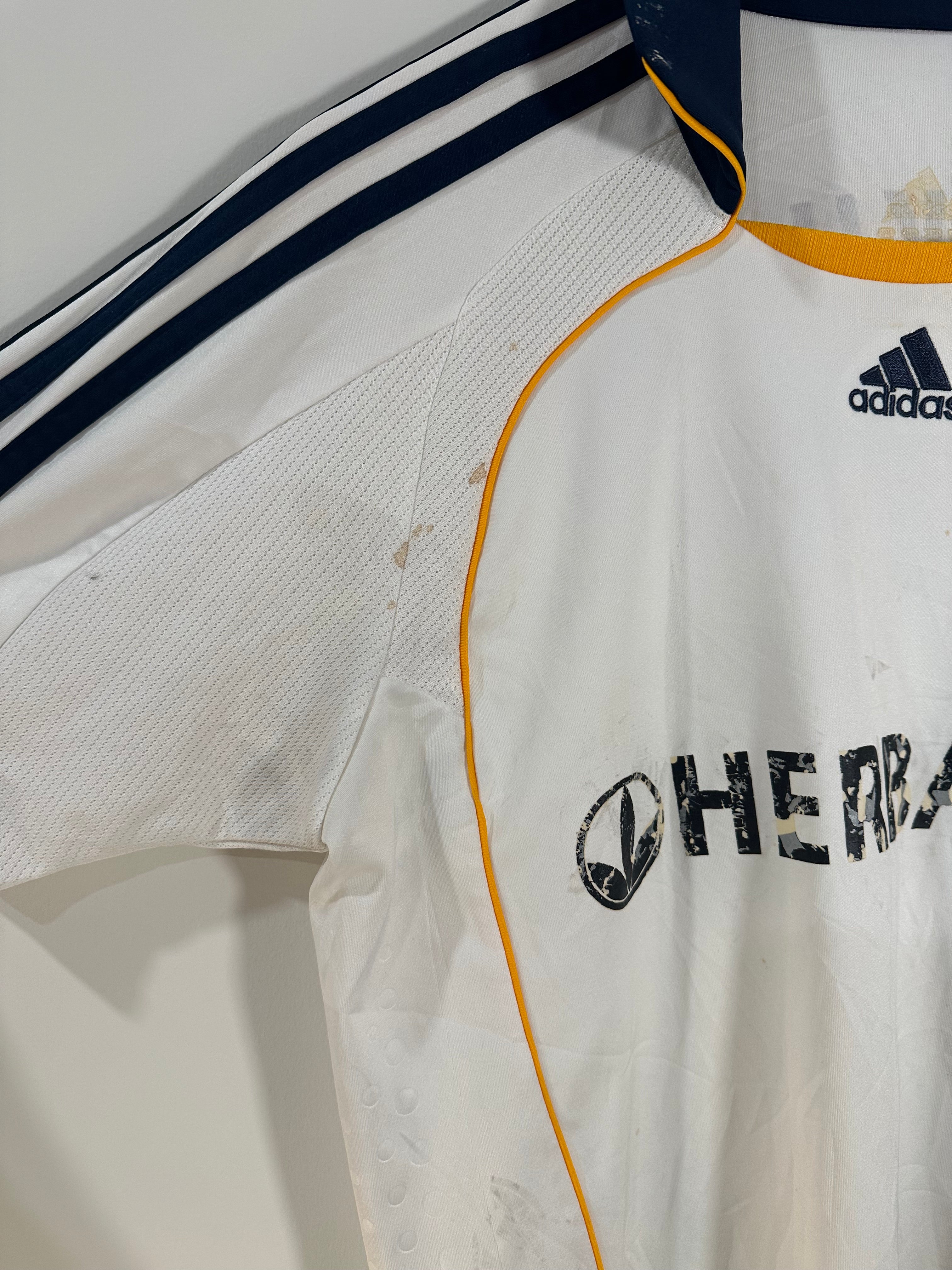 LA Galaxy 2008-09 Home Soccer Jersey Beckham #23 (Youth L) [B Grade]