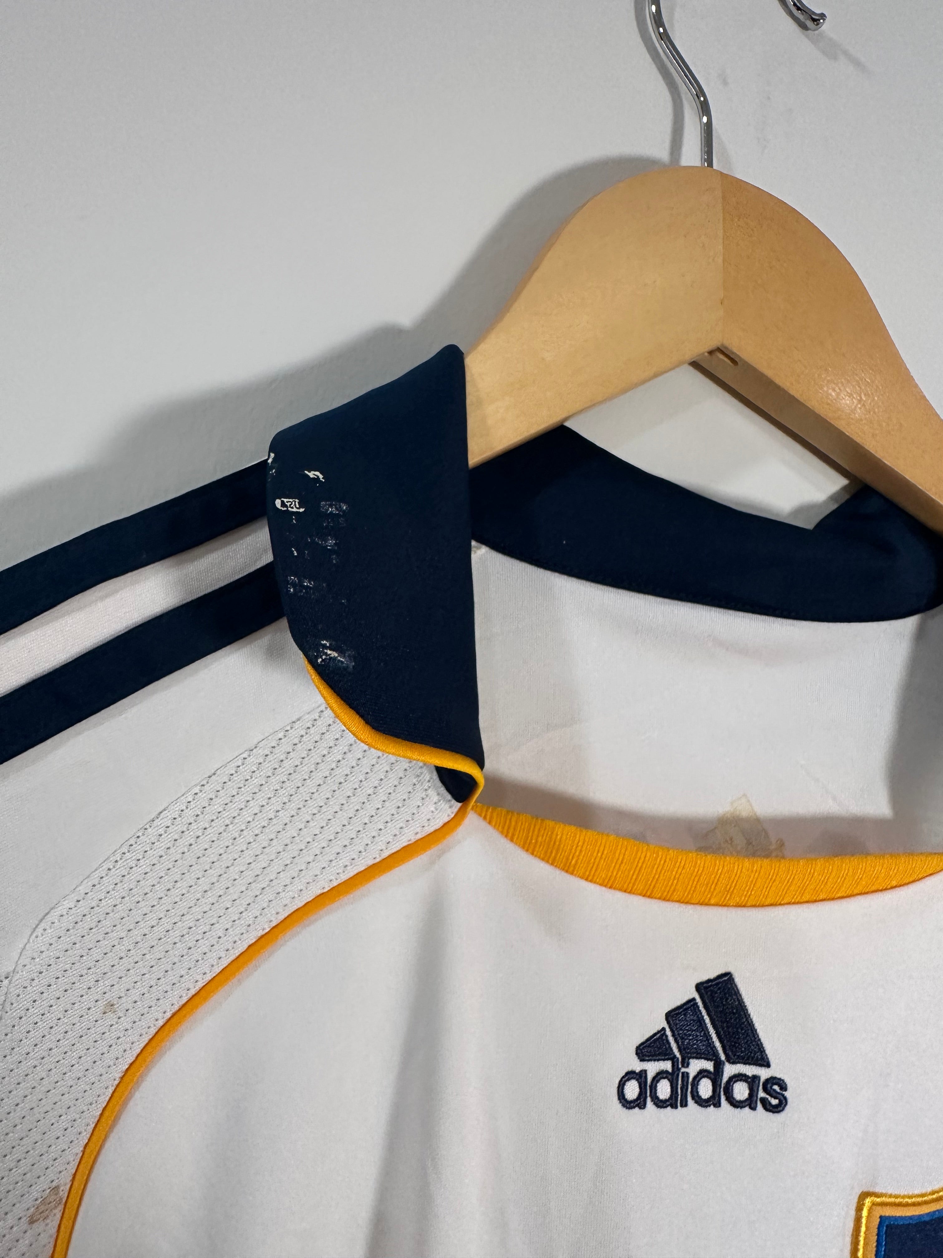LA Galaxy 2008-09 Home Soccer Jersey Beckham #23 (Youth L) [B Grade]