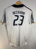 LA Galaxy 2008-09 Home Soccer Jersey Beckham #23 (Youth L) [B Grade]