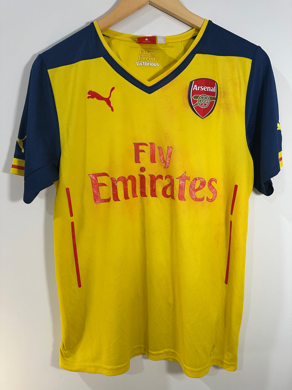 Arsenal 2014-15 Away Soccer Jersey (S) [B Grade]