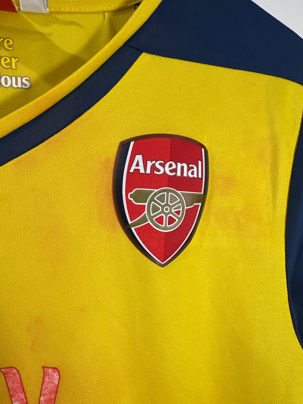 Arsenal 2014-15 Away Soccer Jersey (S) [B Grade]