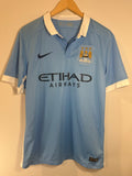 Manchester City 2015-16 Home Soccer Jersey (M)