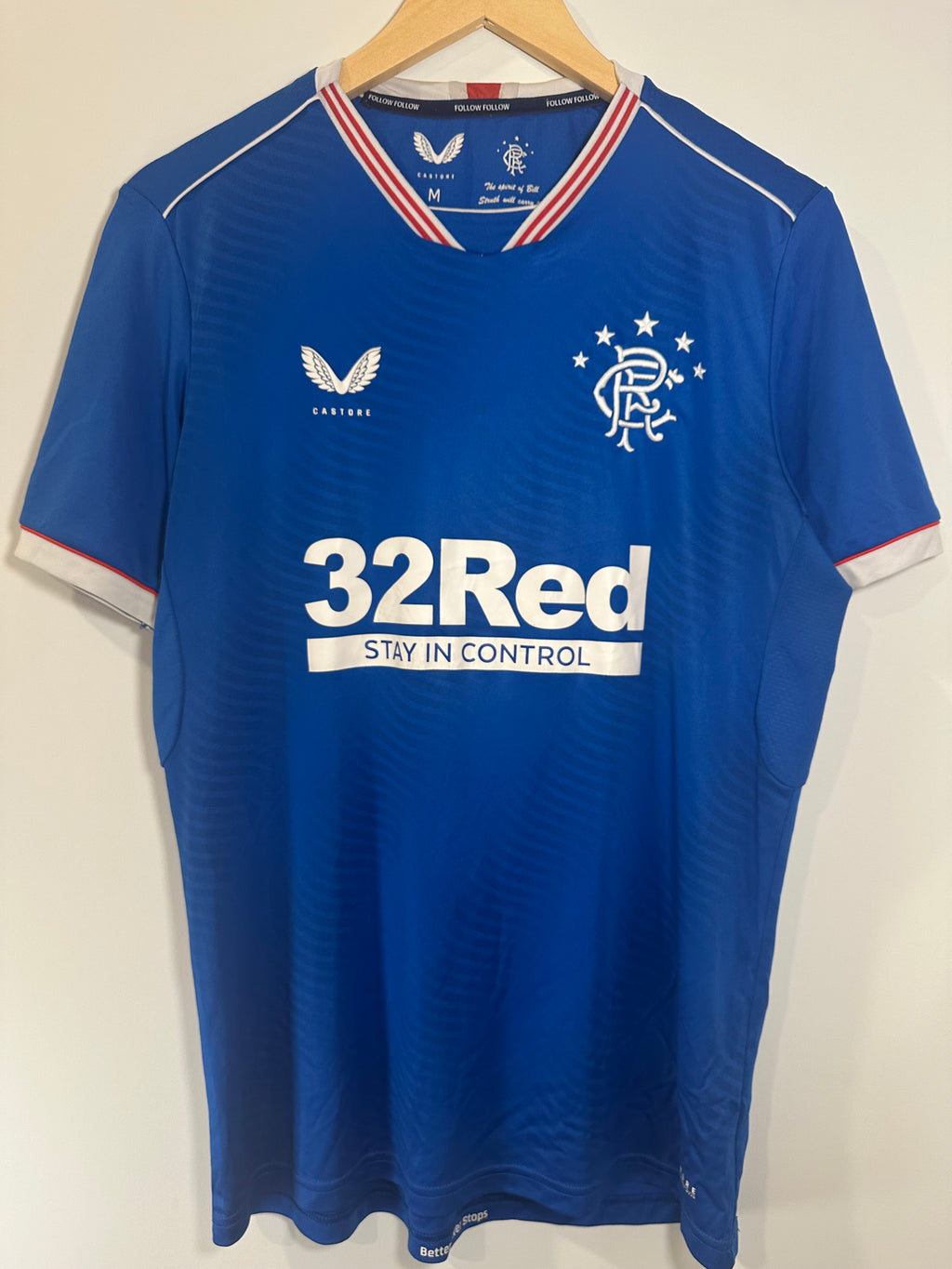 Rangers 2020-21 Home Soccer Jersey (M)