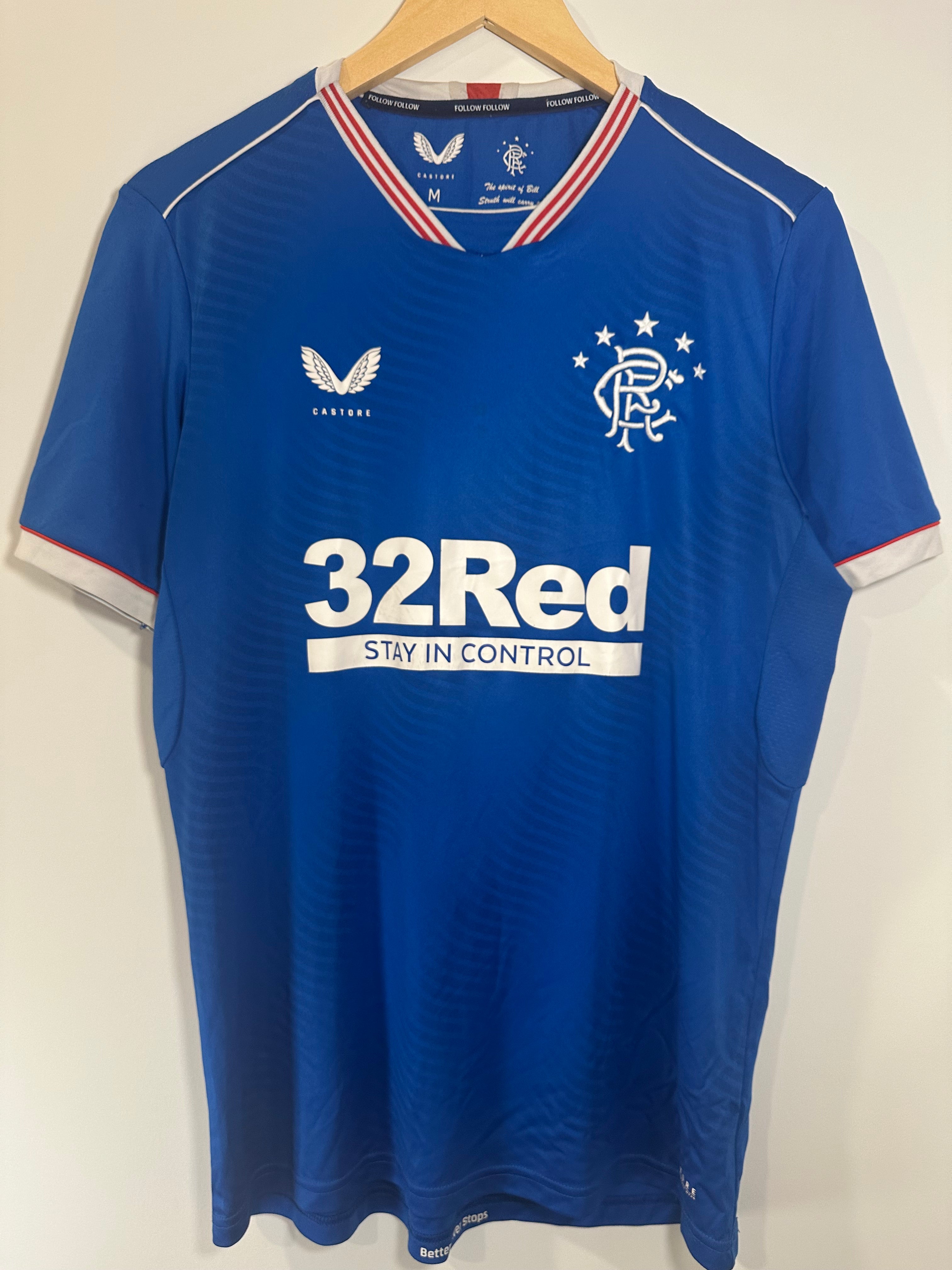 Rangers 2020-21 Home Soccer Jersey (M)