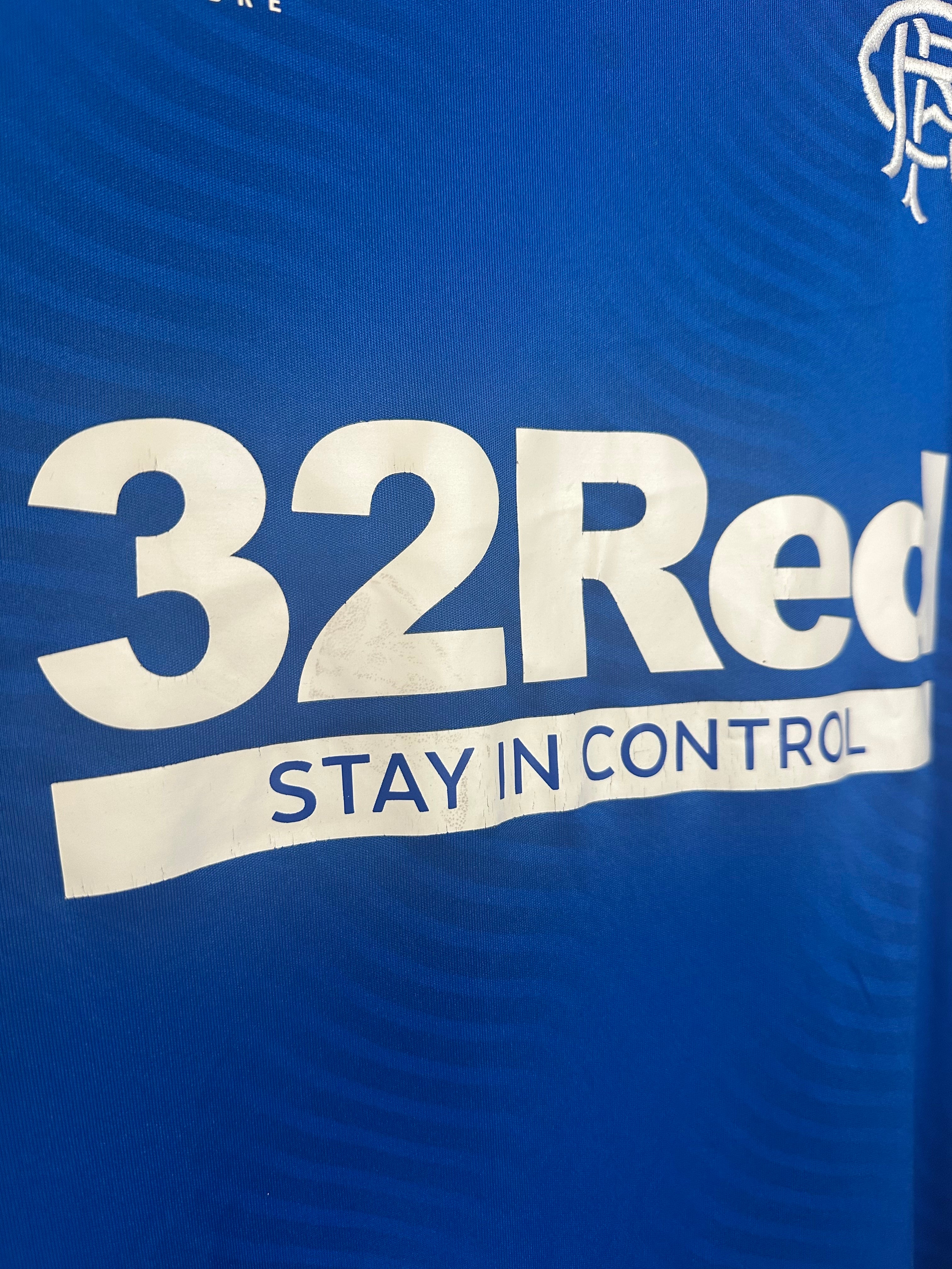 Rangers 2020-21 Home Soccer Jersey (M)