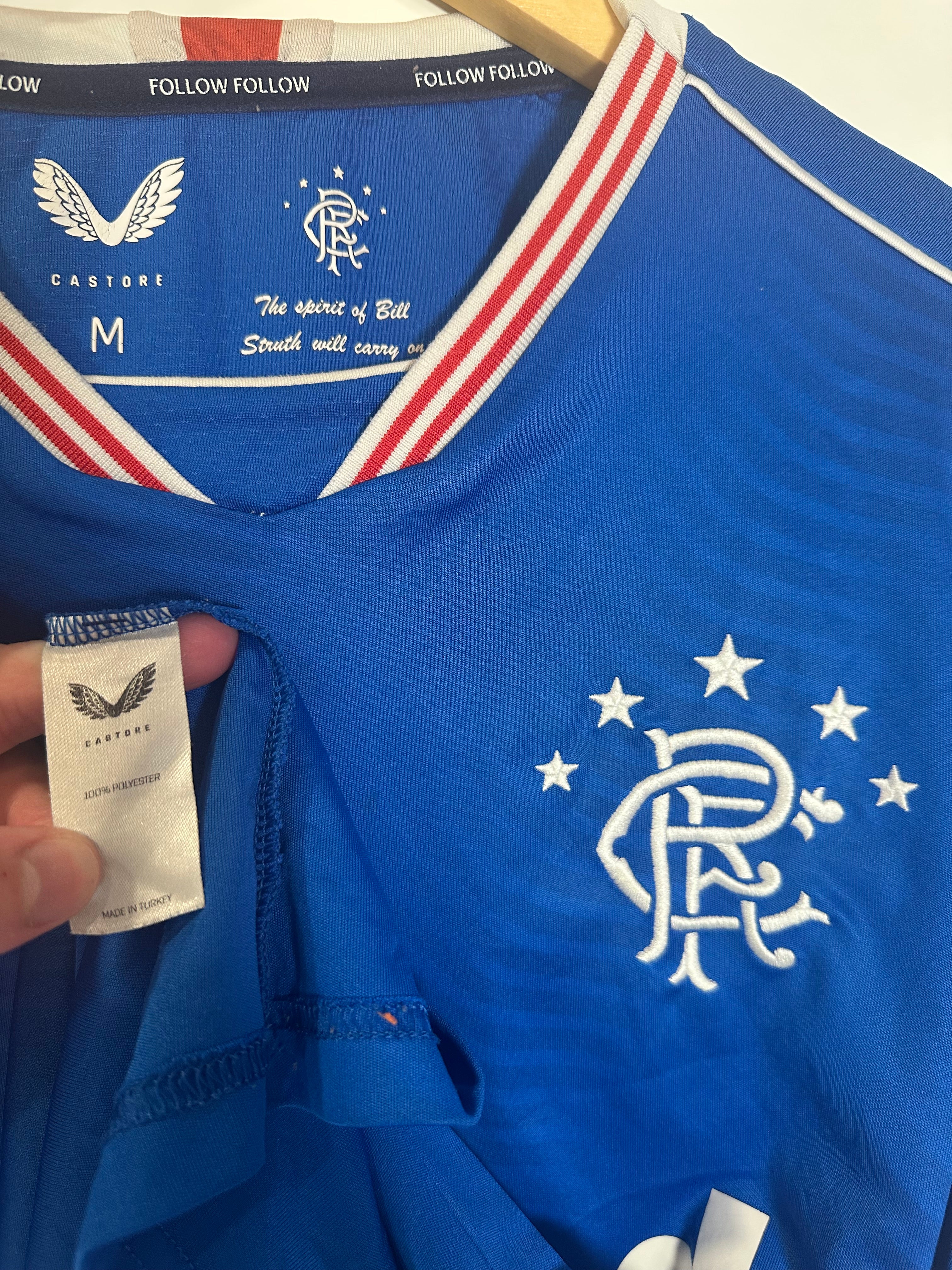 Rangers 2020-21 Home Soccer Jersey (M)