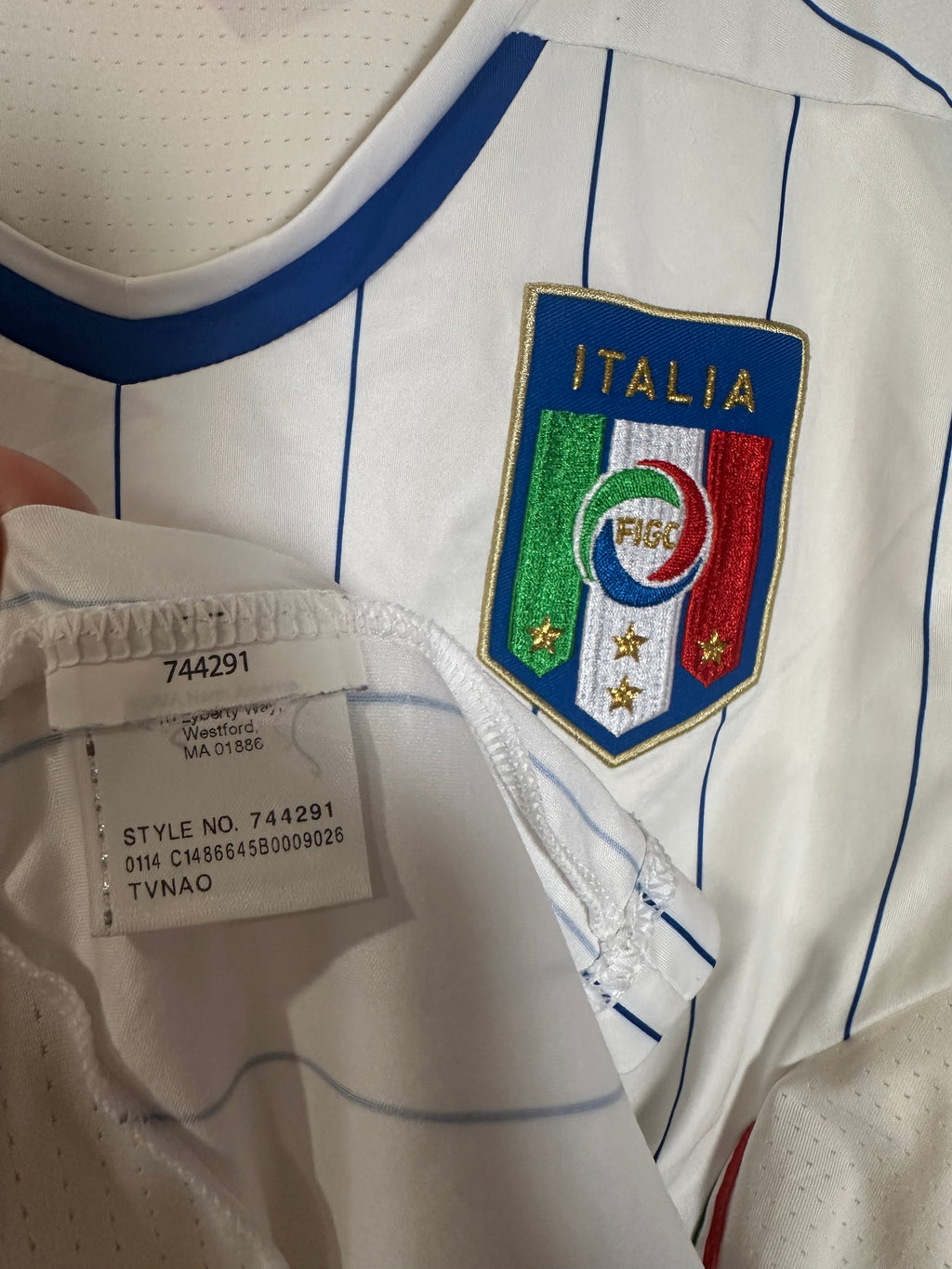 Italy 2014-15 Away Soccer Jersey (M)
