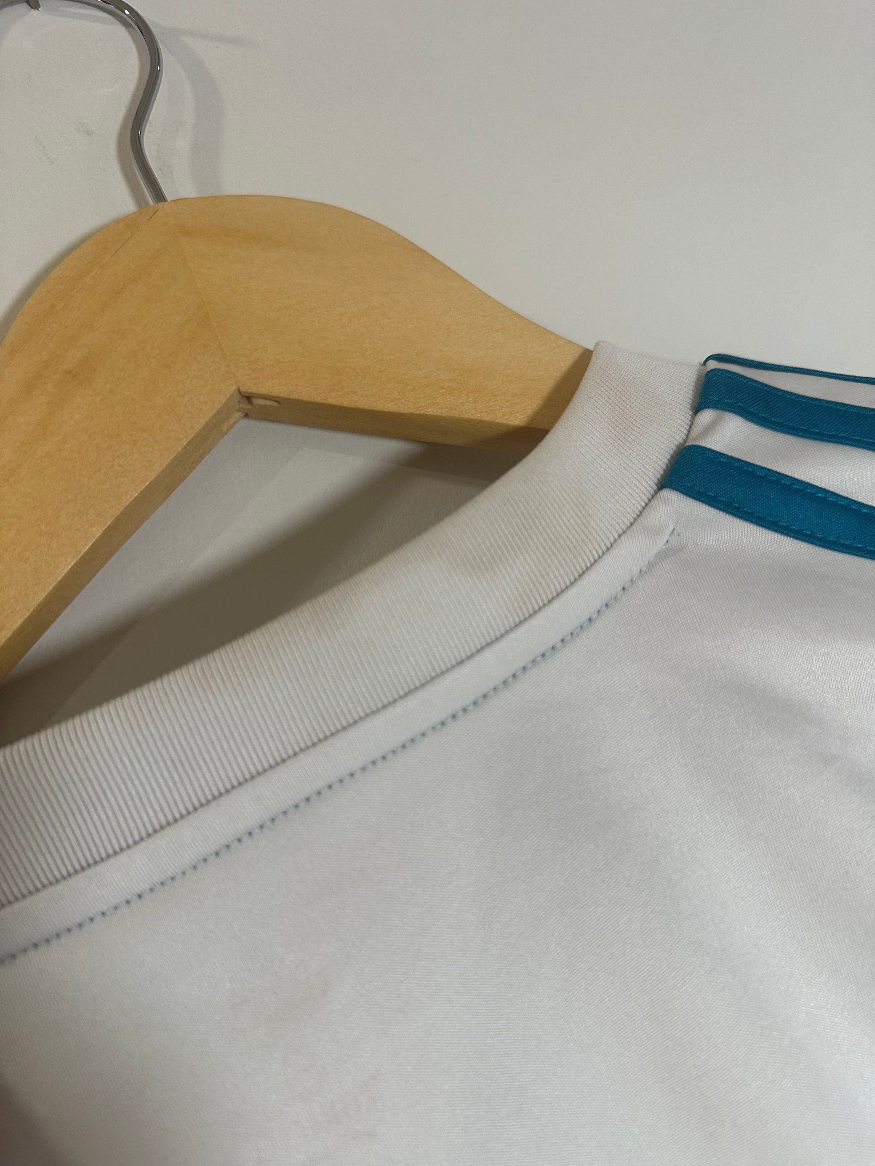 Real Madrid 2017-18 Home Soccer Jersey (S)