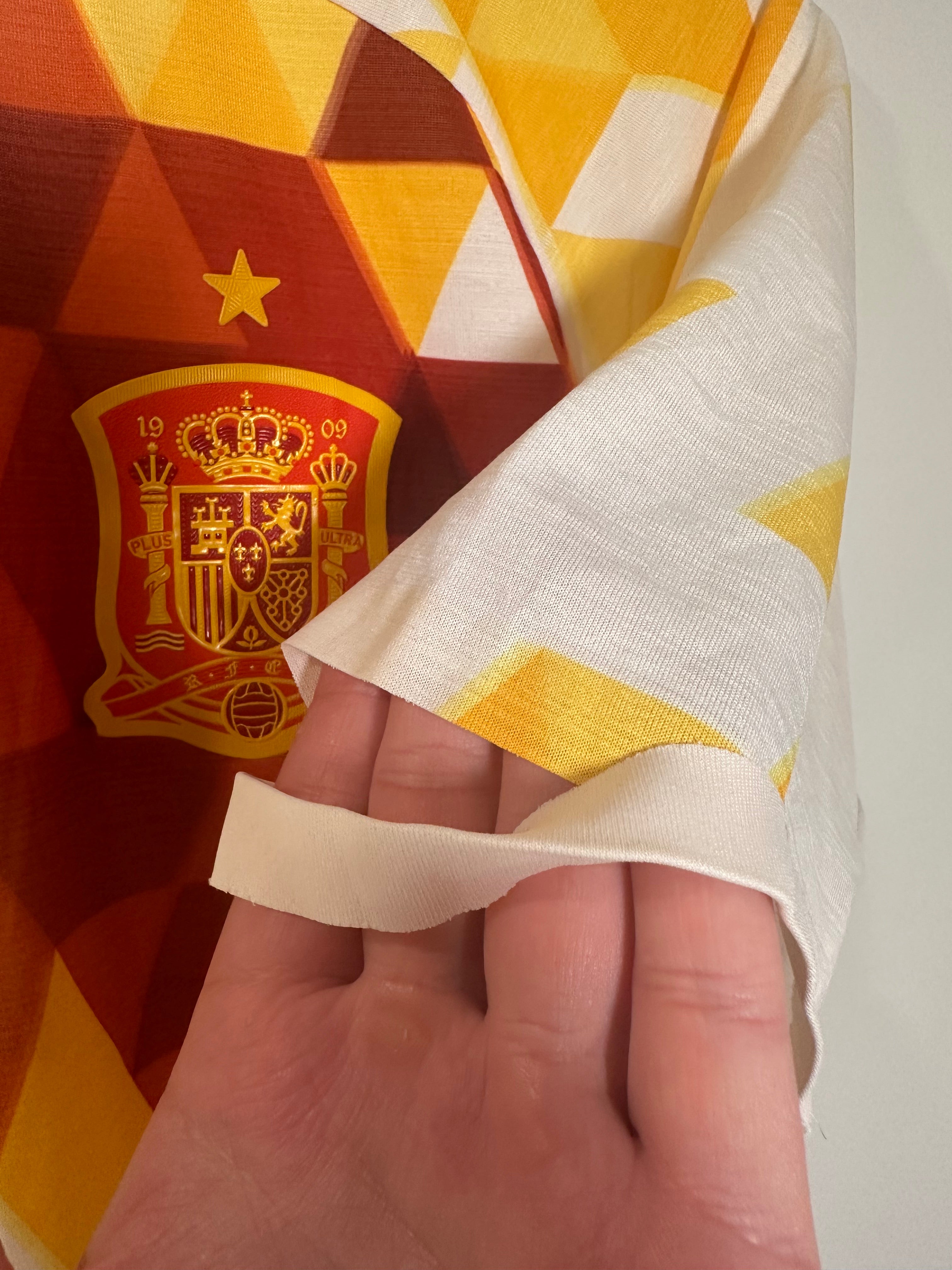 Spain 2016 Away Soccer Jersey Authentic Version (S)