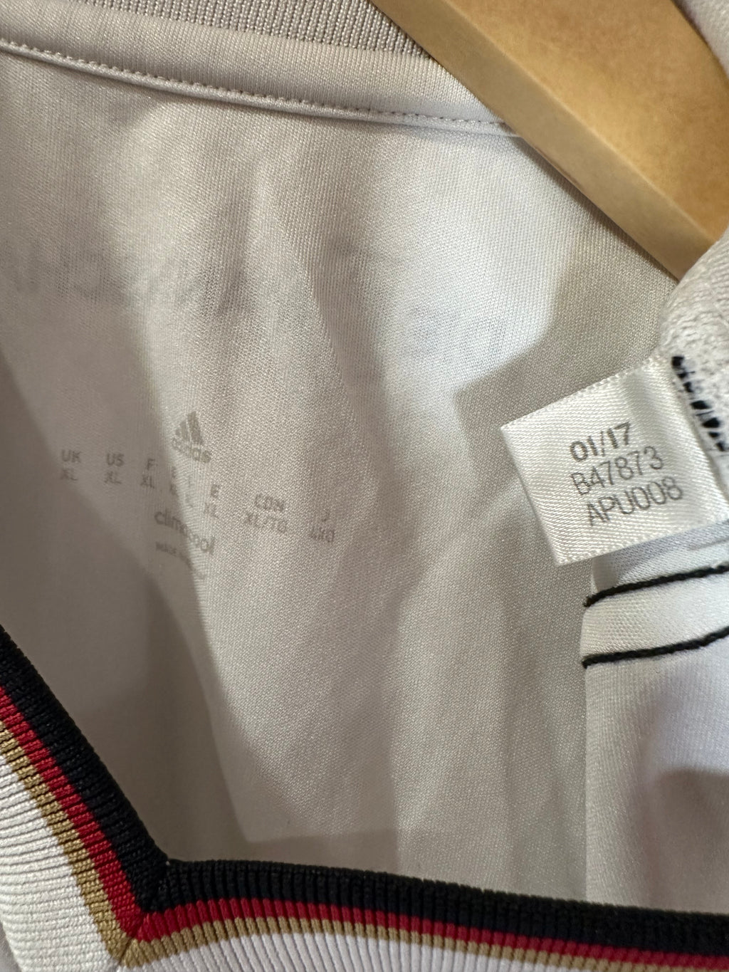 Germany 2017 Home Soccer Jersey (XL)