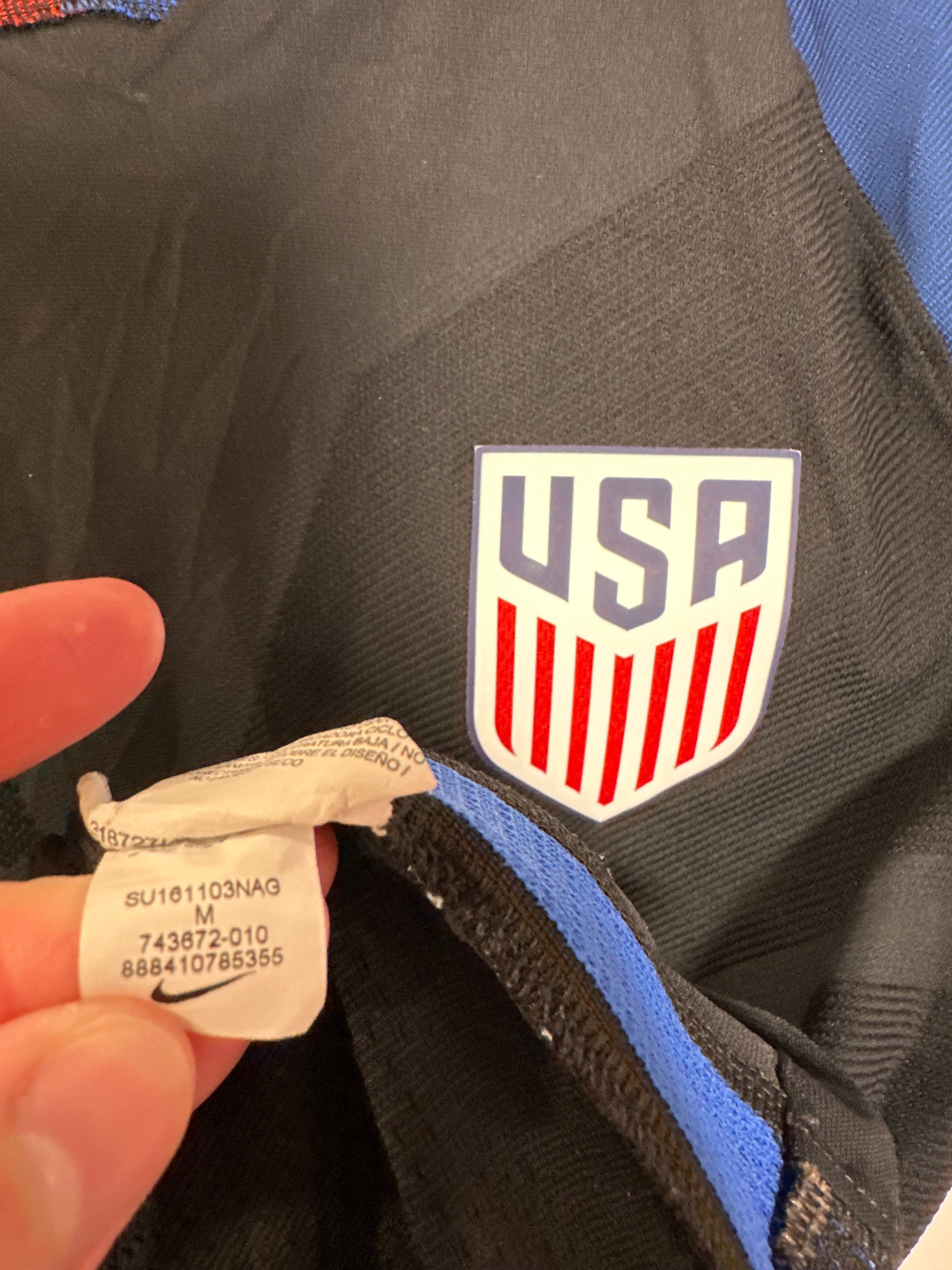 USA 2016 Away Soccer Jersey Authentic Version (M)