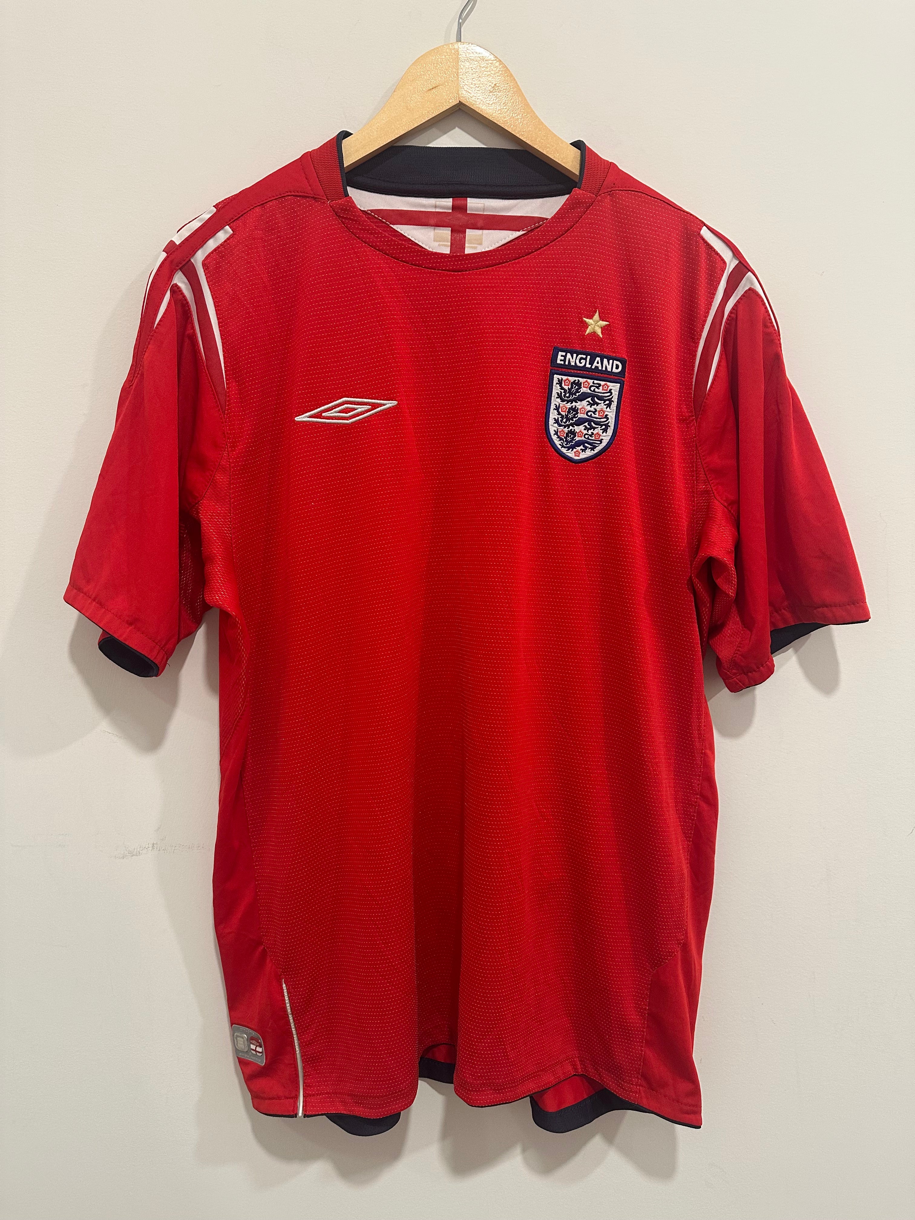 England 2004-06 Away Soccer Jersey (L)