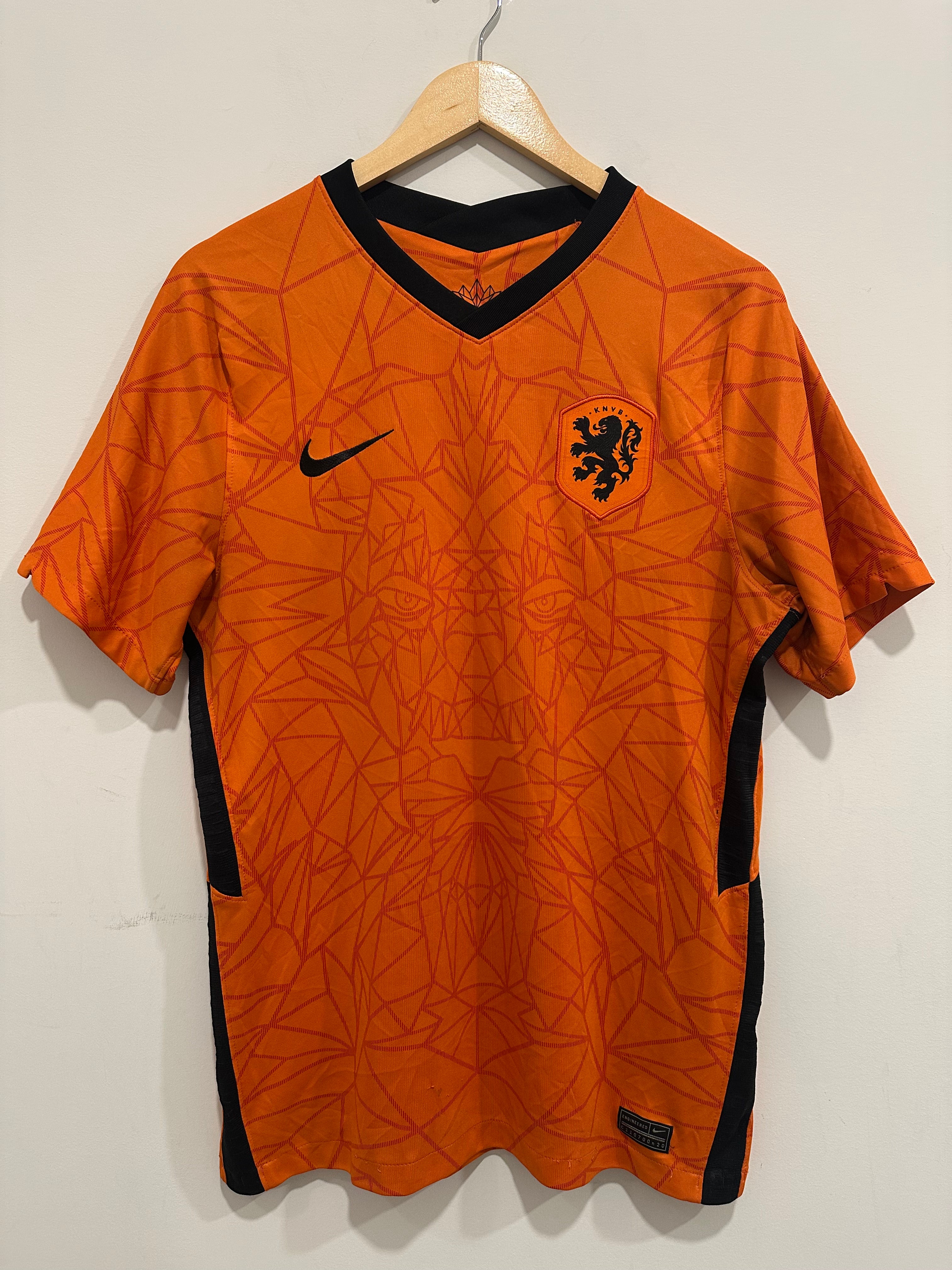 Netherlands 2020-21 Home Soccer Jersey (M)