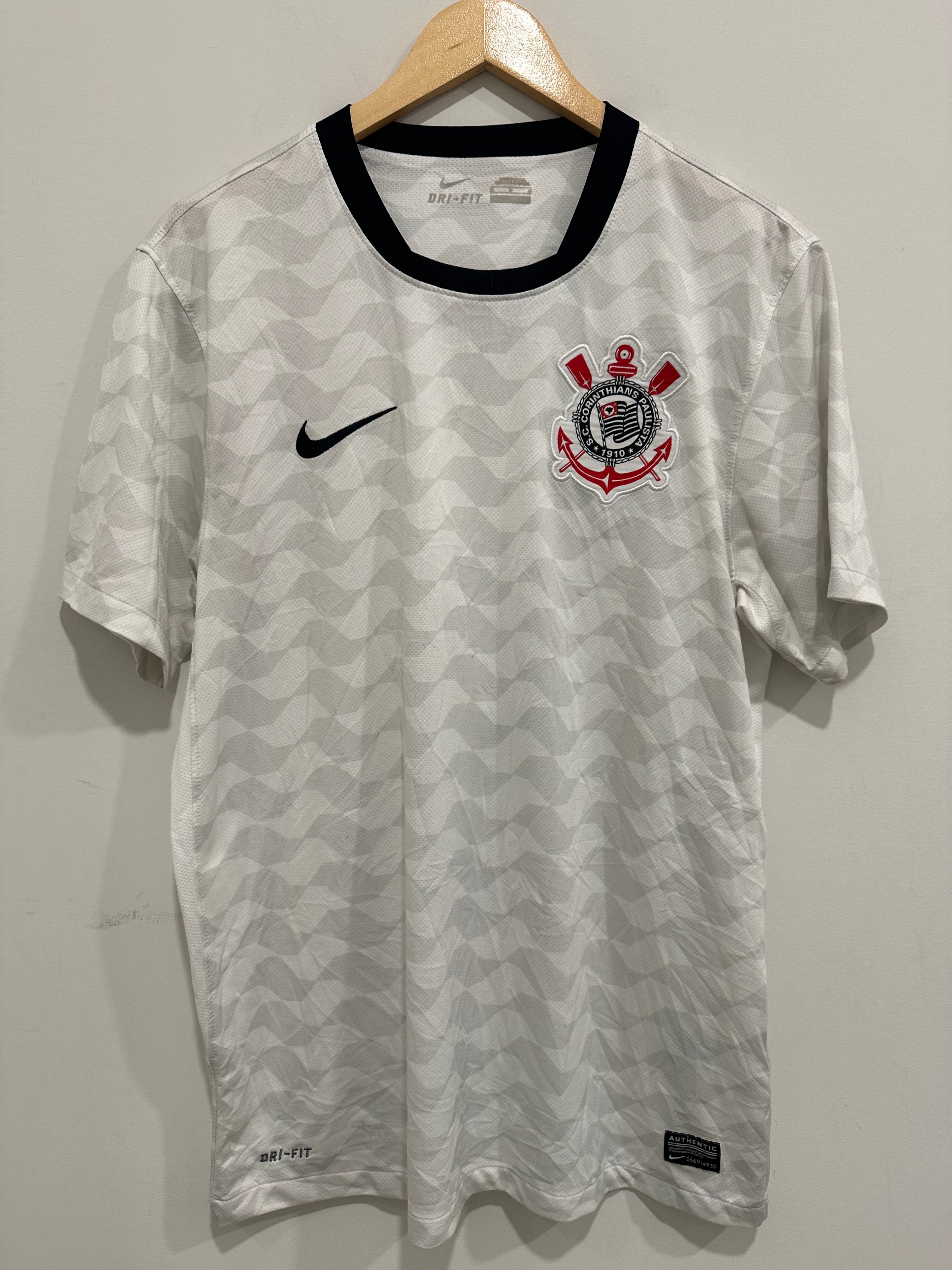 Corinthians 2012-13 Home Soccer Jersey #9 (M)