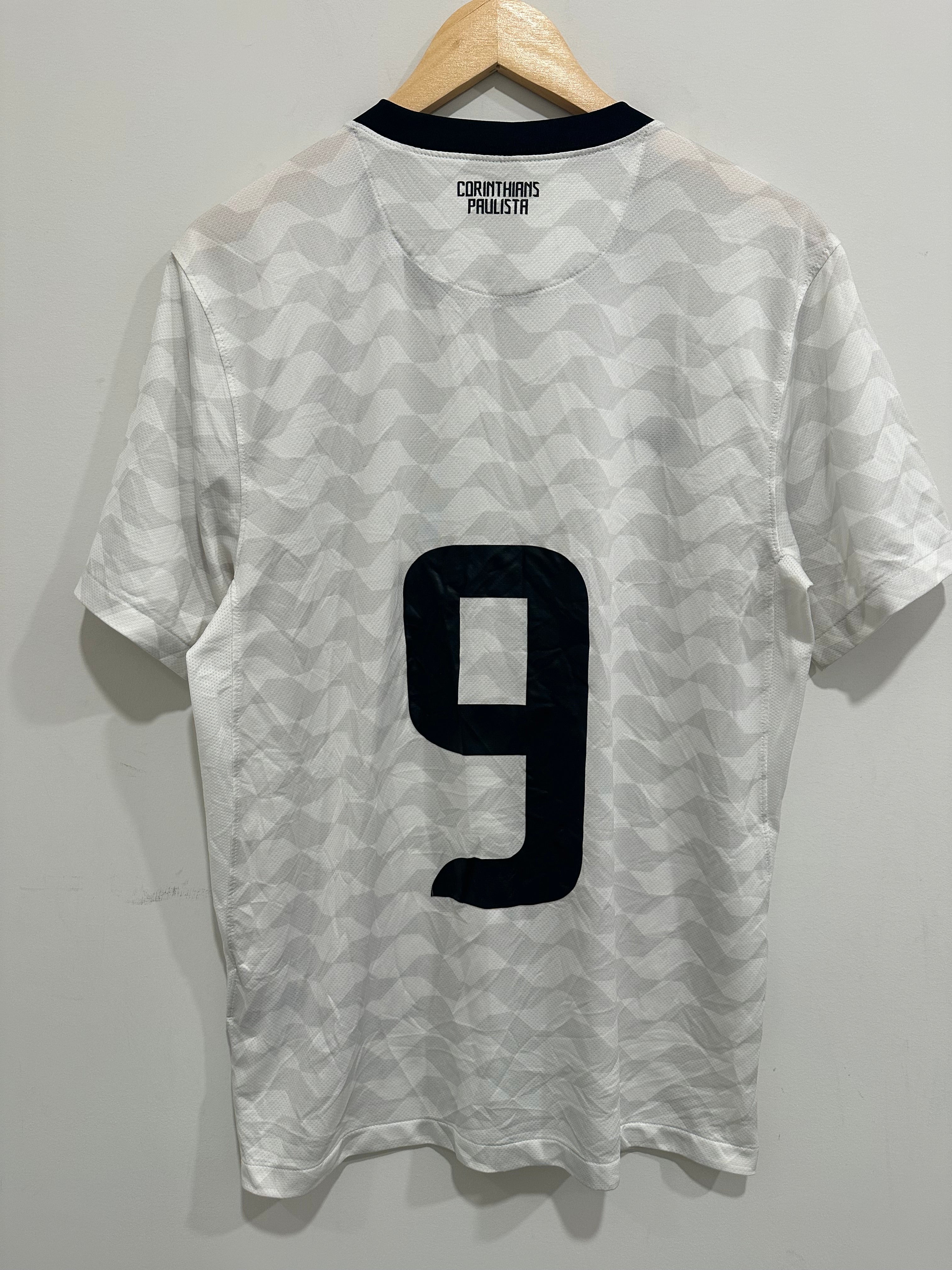 Corinthians 2012-13 Home Soccer Jersey #9 (M)