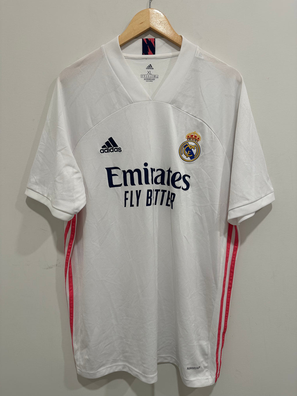 Real Madrid 2020-21 Home Soccer Jersey (XL)