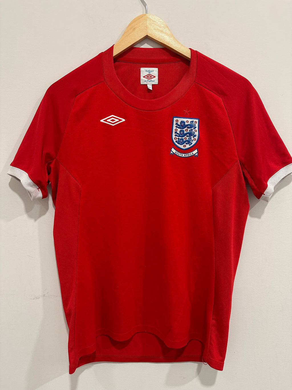 England 2012 Away Soccer Jersey South Africa (YL)