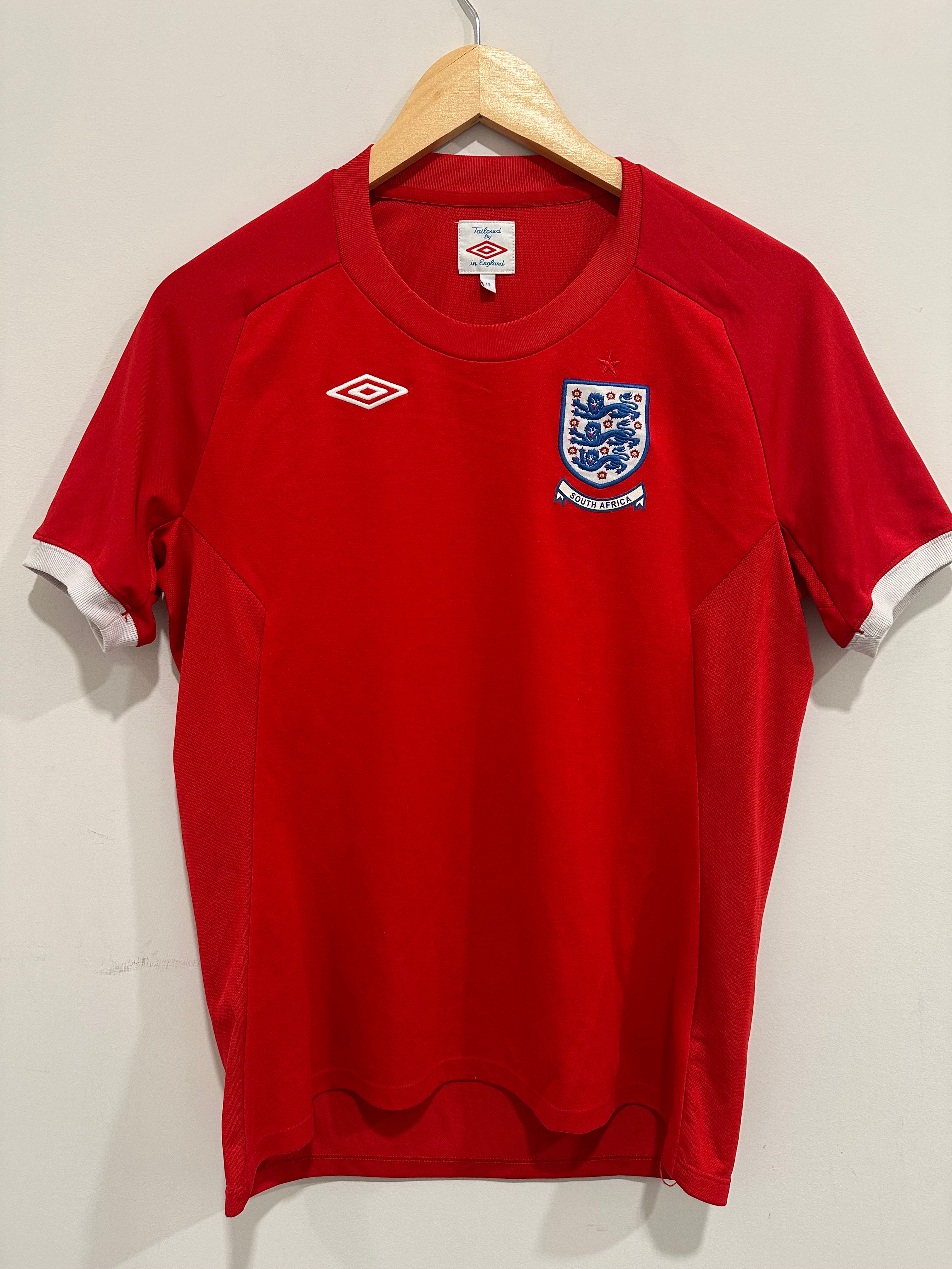 England 2012 Away Soccer Jersey South Africa (YL)