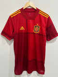 Spain 2020-22 Home Soccer Jersey (M)