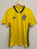 Sweden 2018 Home Soccer Jersey (S)