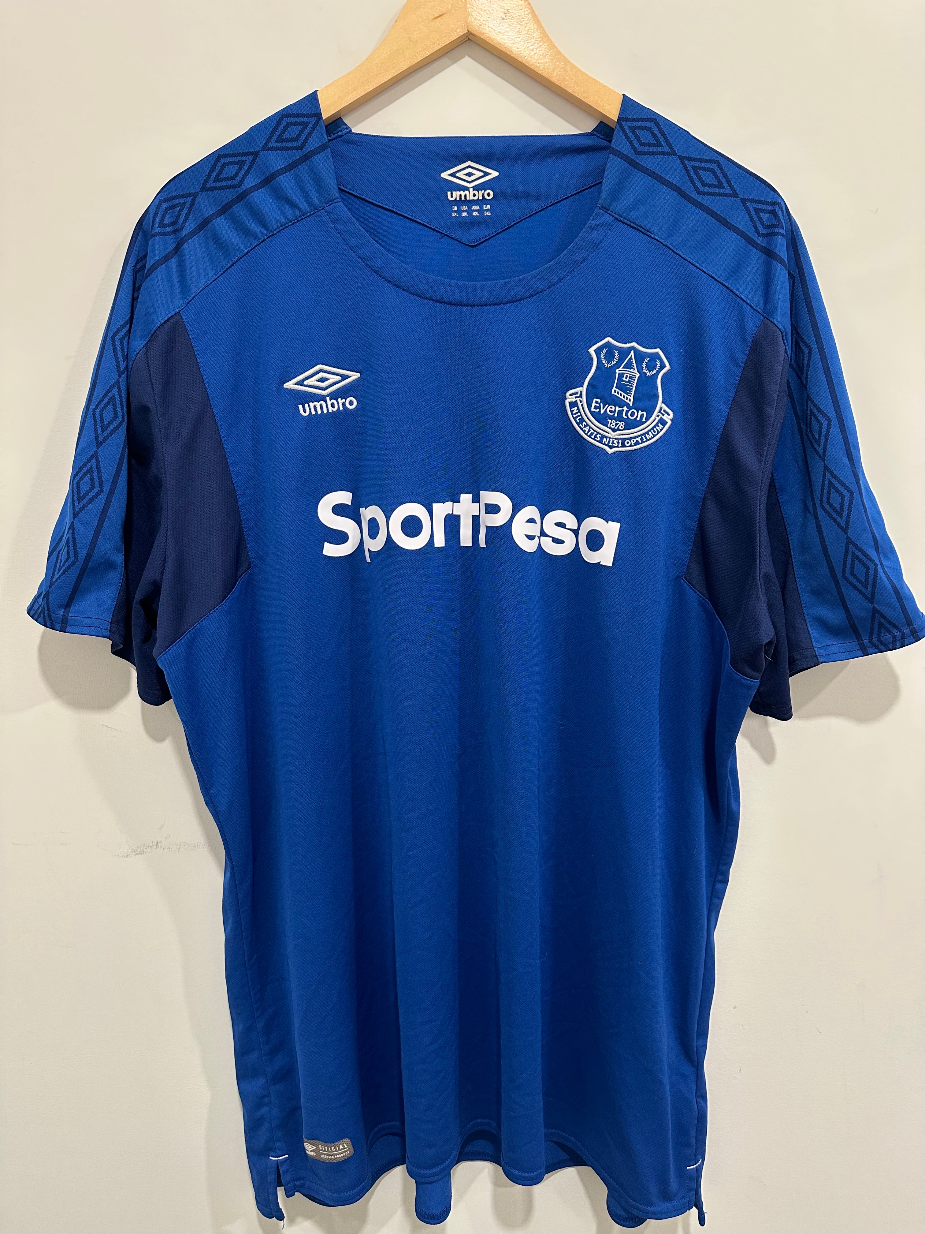 Everton 2017-18 Home Soccer Jersey (3XL)