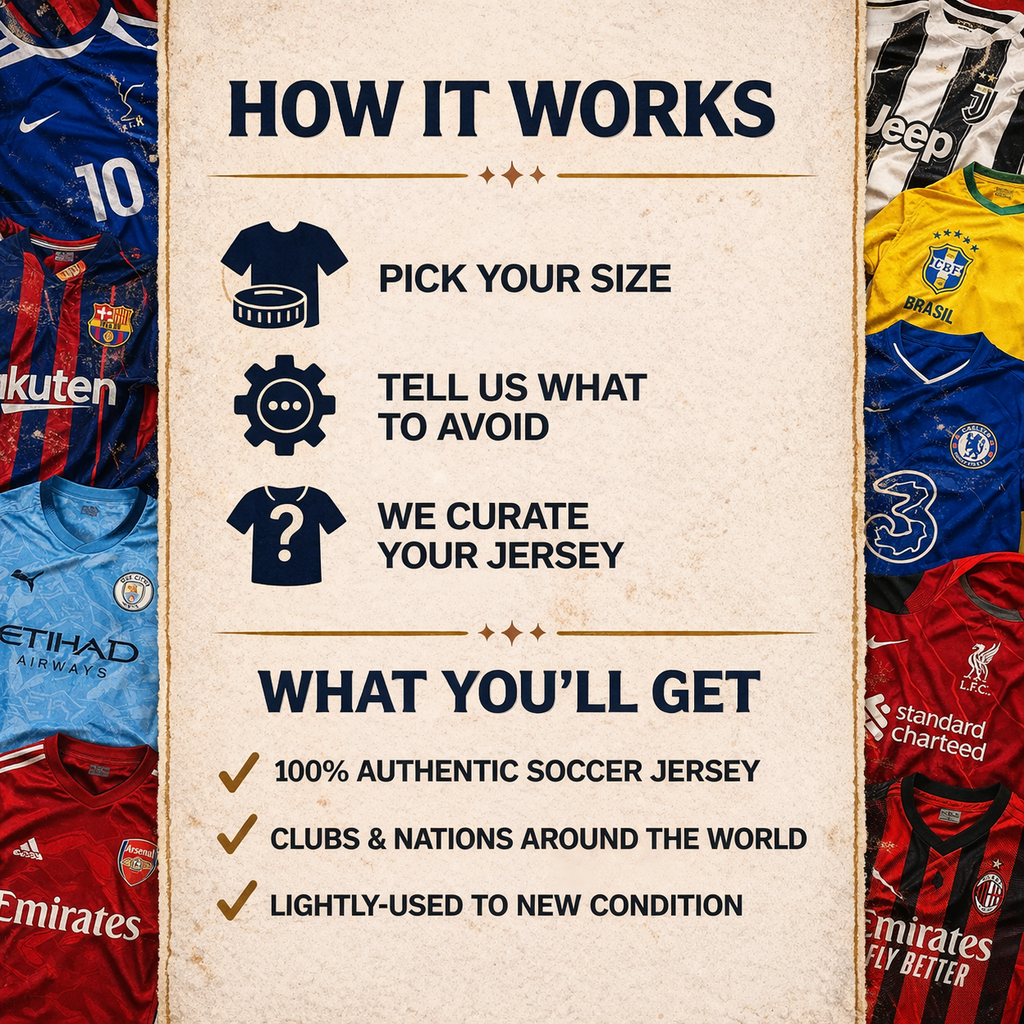 Mystery Soccer Jerseys