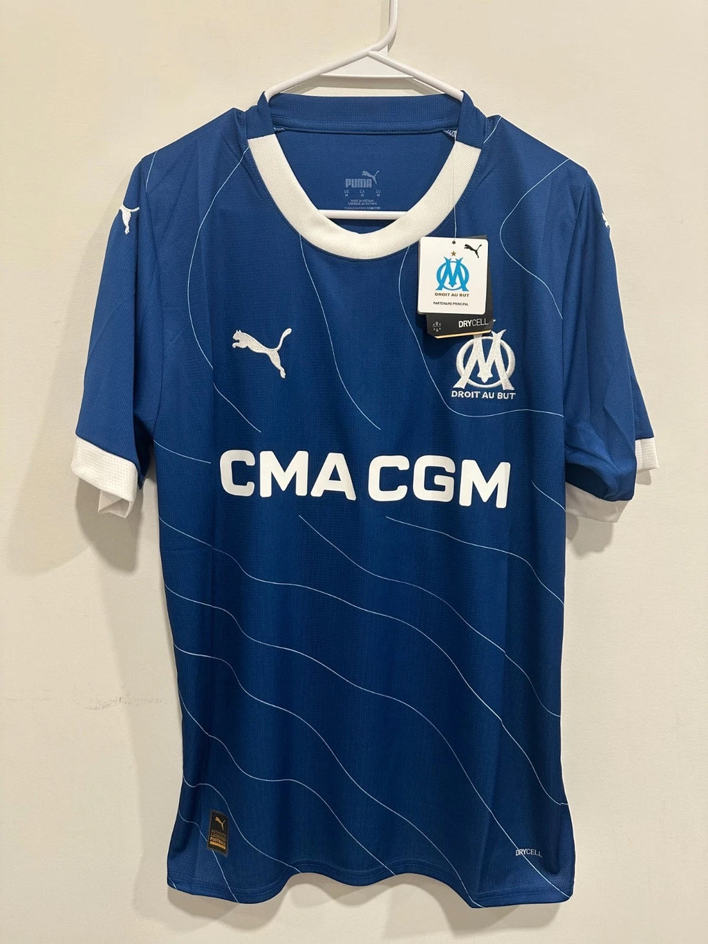 Olympique Marseille 2023-24 Away Soccer Jersey (M) NWT