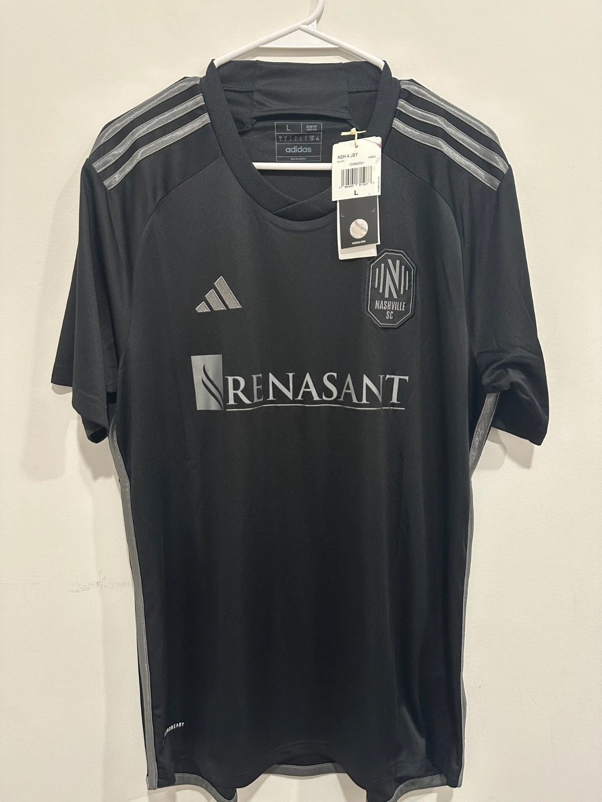 Nashville SC 2023-24 Away Soccer Jersey (L) NWT