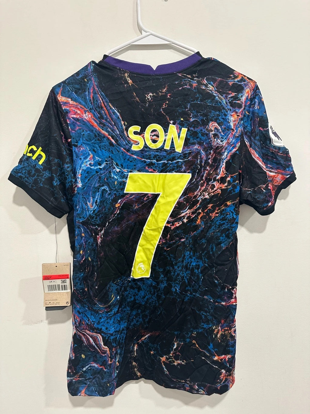 Tottenham 2021-22 Away Soccer Jersey Son #7 (Women's L) NWT