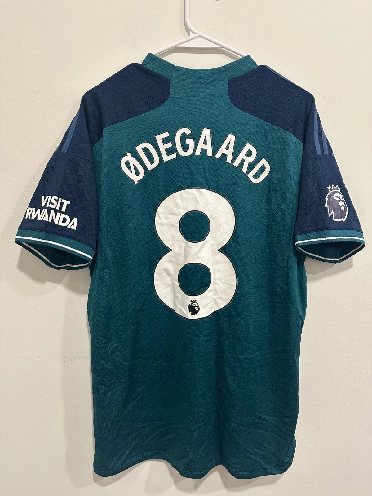Arsenal 2023-24 Third Soccer Jersey Odegaard #8 (L)