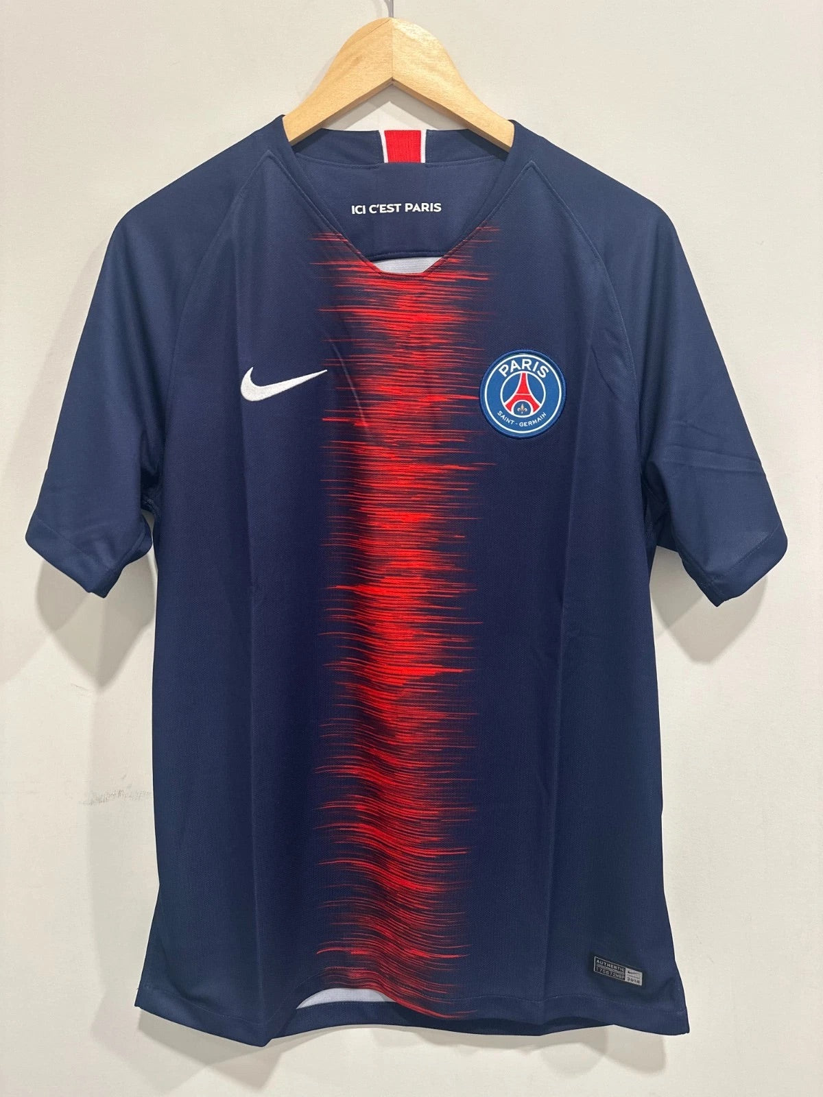 PSG 2018-19 Home Soccer Jersey (M)