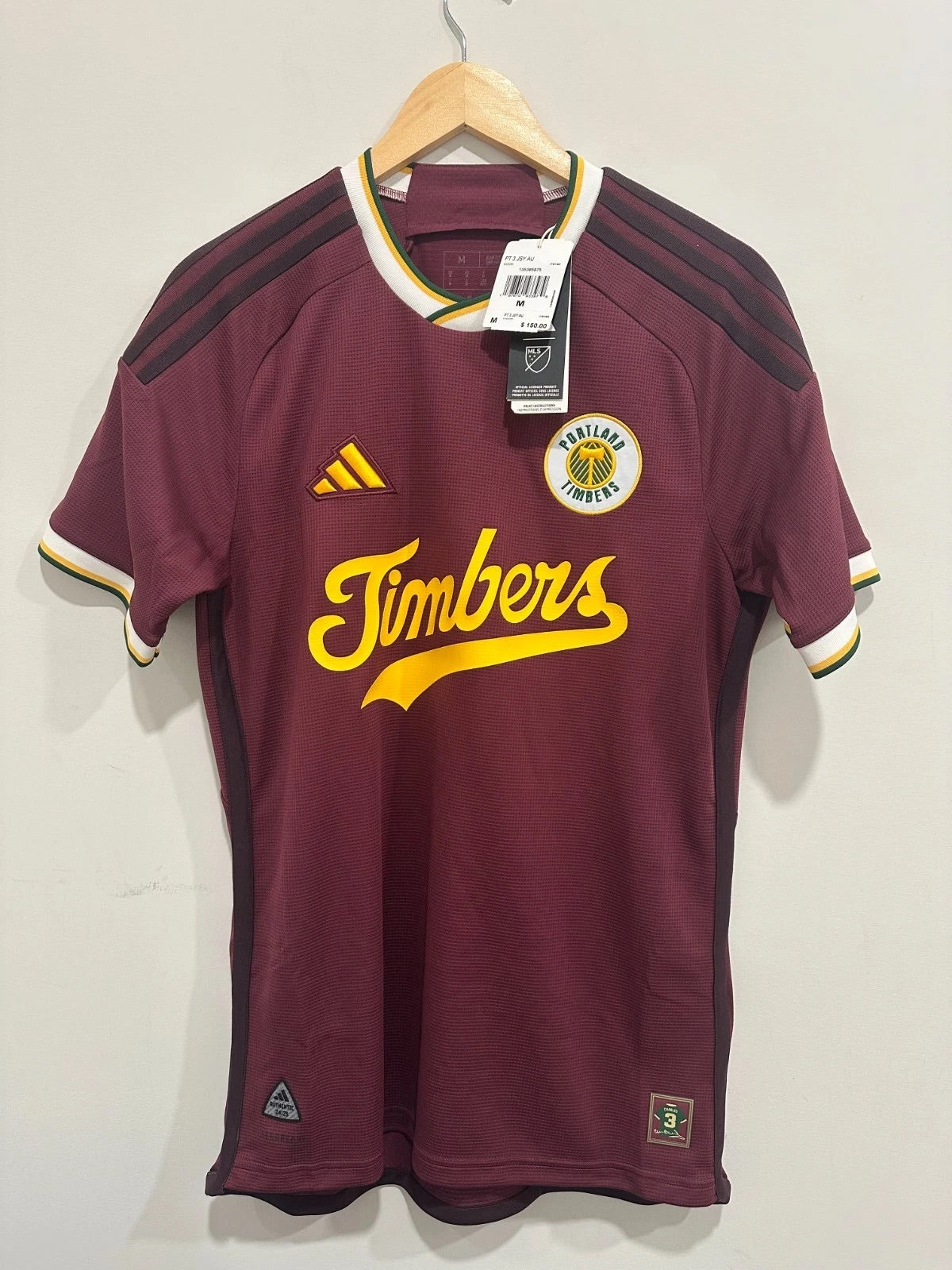 Portland Timbers 2024-25 Third Soccer Jersey Authentic Version (M) NWT