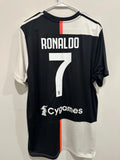 Juventus 2019-20 Home Soccer Jersey Ronaldo #7 (XL)