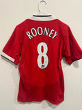 Manchester United 2004-06 Home Soccer Jersey Rooney #8 (S)