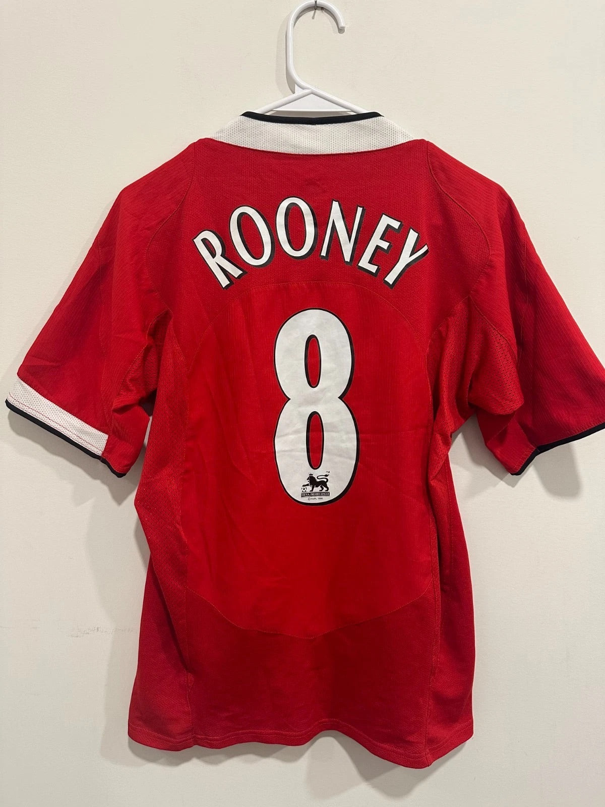 Manchester United 2004-06 Home Soccer Jersey Rooney #8 (S)