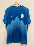 Slovenia 2018-19 Away Soccer Jersey (M)