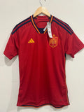 Spain 2022 Home Soccer Jersey (M) NWT