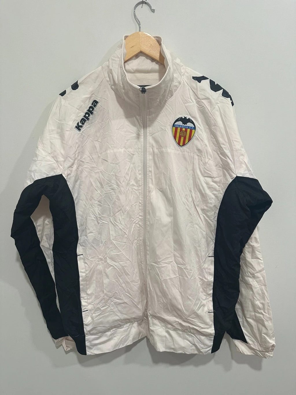 Valencia White Full Zip Windbreaker Jacket (XL)
