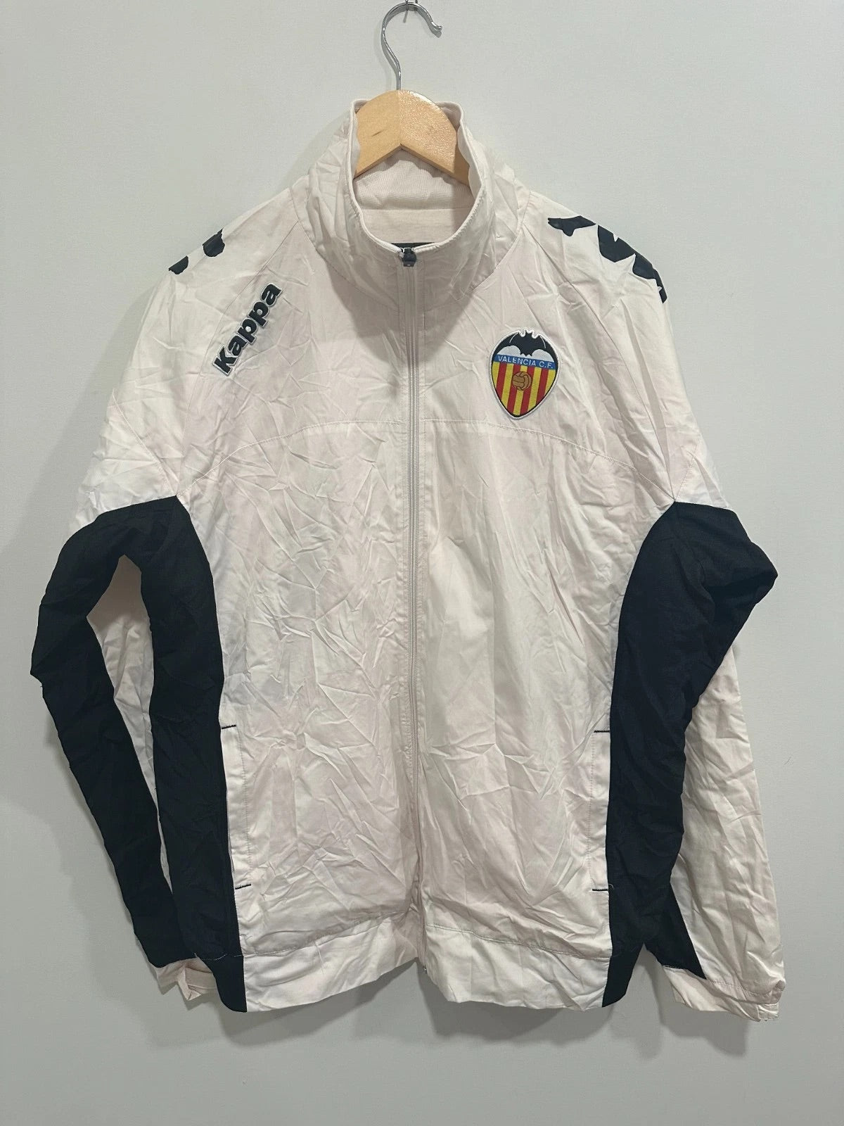 Valencia White Full Zip Windbreaker Jacket (XL)