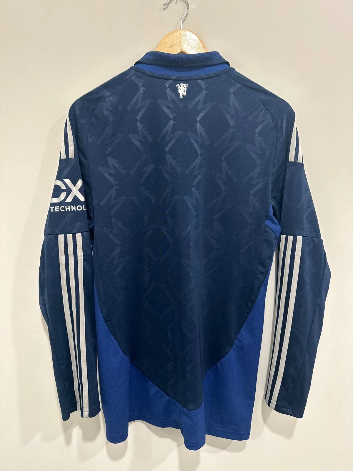 Manchester United 2024-25 Away Long Sleeve Soccer Jersey (M)