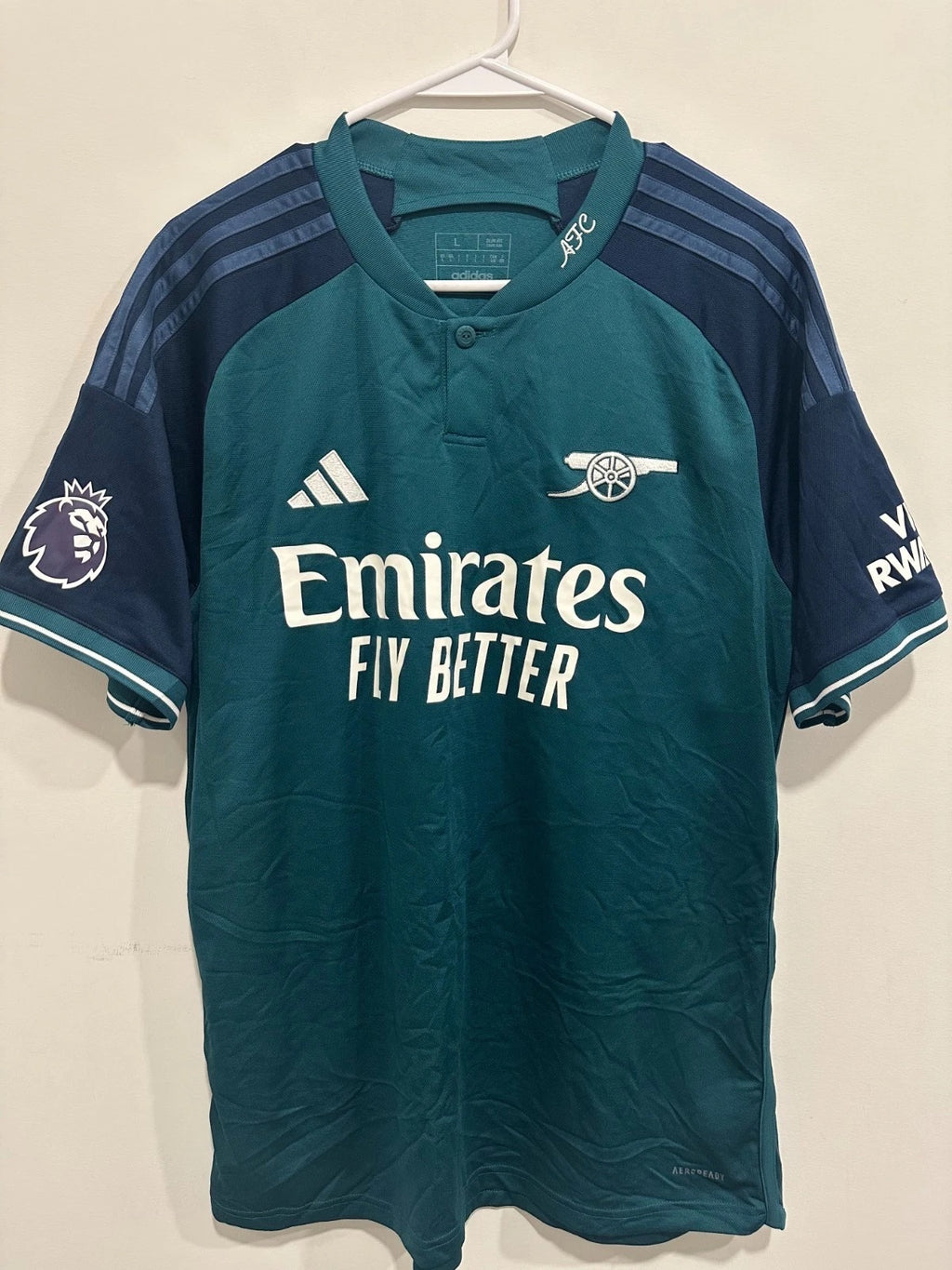 Arsenal 2023-24 Third Soccer Jersey Odegaard #8 (L)