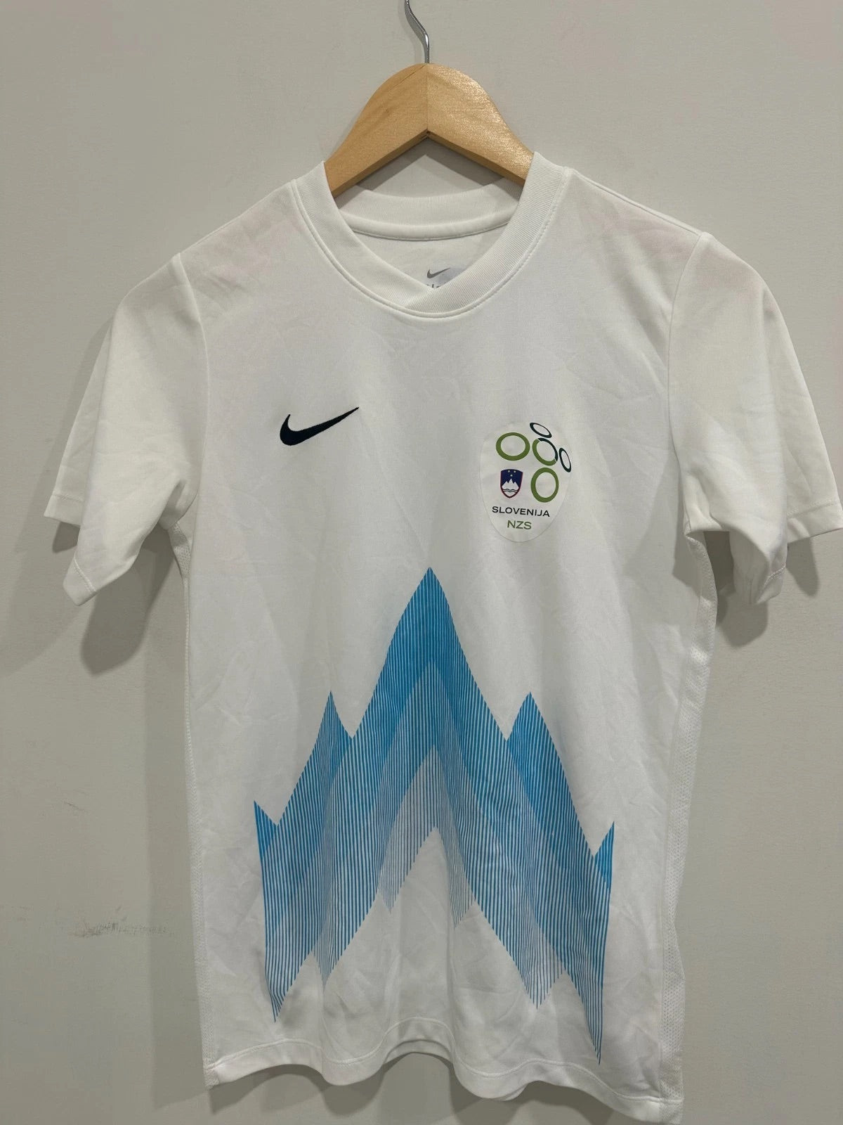 Slovenia 2018-19 Home Soccer Jersey Verbic #21 (YL)