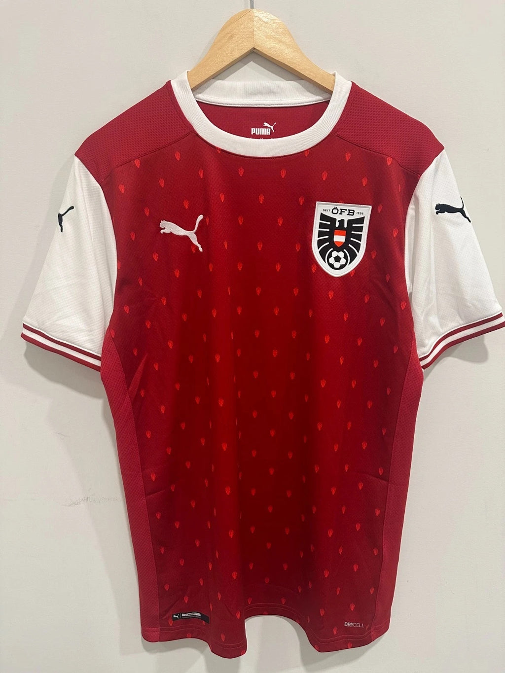 Austria 2020 Home Soccer Jersey (M)