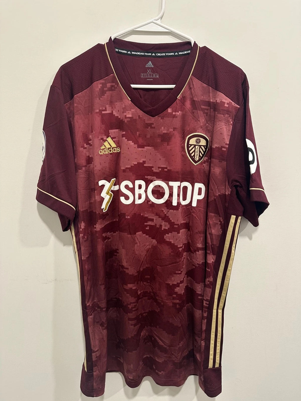 Leeds United 2020-21 Third Soccer Jersey Bamford #9 (XL)