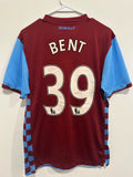 Aston Villa 2010-11 Home Soccer Jersey Bent #39 (M)