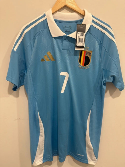 Belgium 2024 Away Soccer Jersey De Bruyne #7 (M) NWT