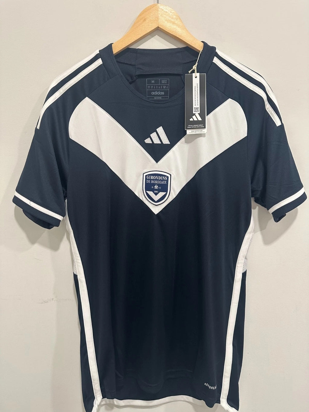 Girondins de Bordeaux 2023-24 Home Soccer Jersey (M) NWT