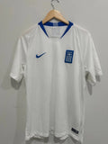 Greece 2018-19 Home Soccer Jersey (M)