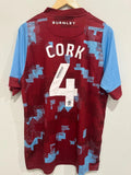 Burnley 2022-23 Home Soccer Jersey Jack Cork #4 (XL)